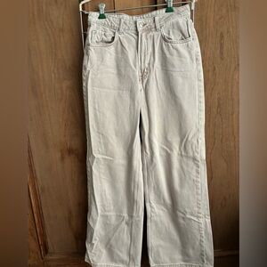 H&M High Waist Straight Jeans